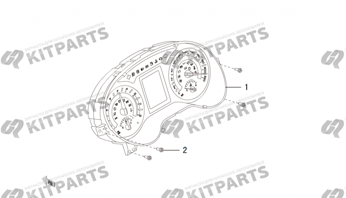 Панель комбинированных приборов Haval H2