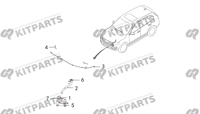Бачёк омывателя Haval
