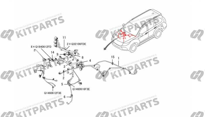 Проводка-двигатель Haval H9