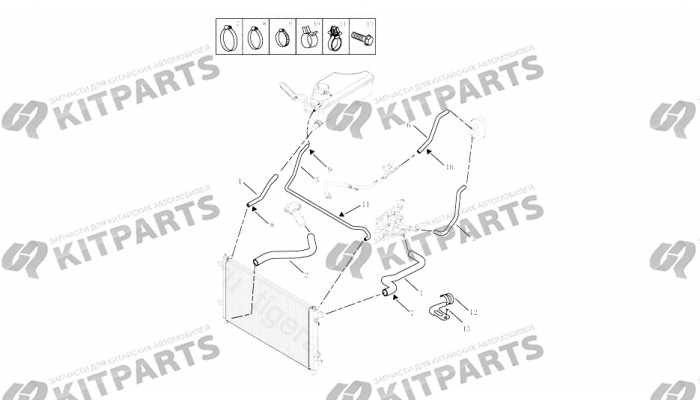 COOLING PIPE Geely Emgrand X7