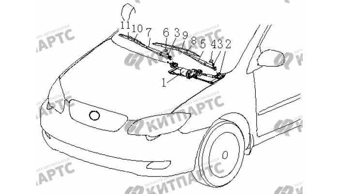 Стеклоочиститель BYD