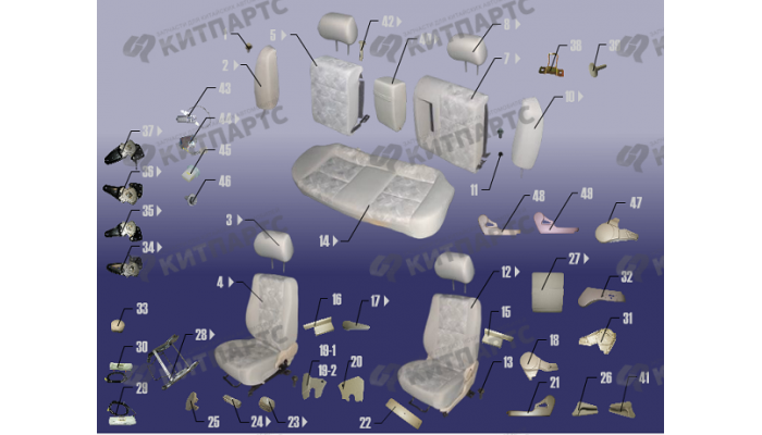 Сиденья Chery Fora (A21)