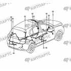 Vehicle body wiring harness