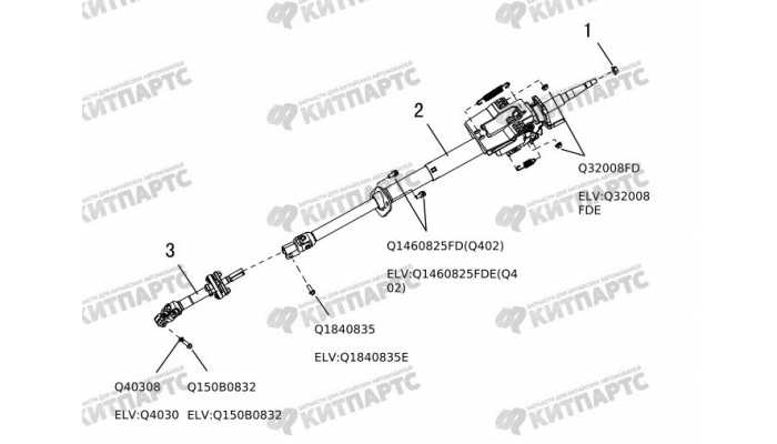 Колонка рулевая Great Wall Hover H3 New