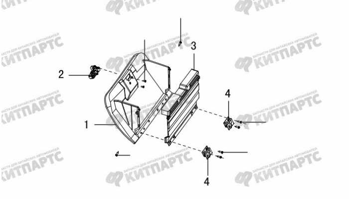 Ящик вещевой панели приборов Great Wall Hover H3