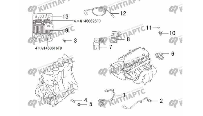 Система управления двигателем Great Wall Hover H3 New