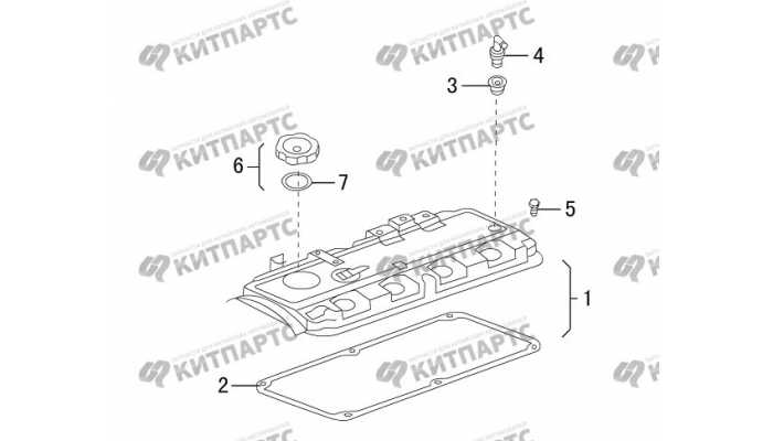 Крышка клапанная Great Wall DW Hower H5