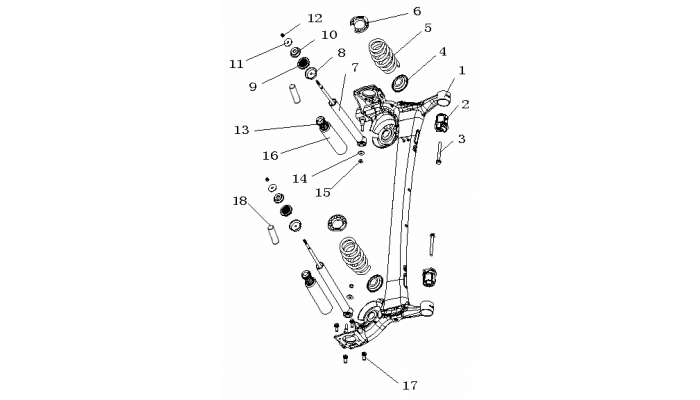 Задняя подвеска Geely