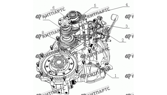 Схема кпп geely mk