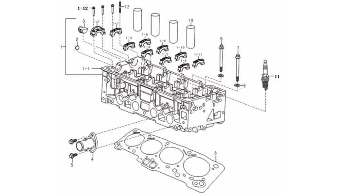 Головка блока цилиндров Lifan Solano